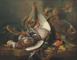 Mrtva priroda s lovackim priborom