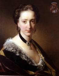 Portret Alvine barunice Hilleprand von Prandau